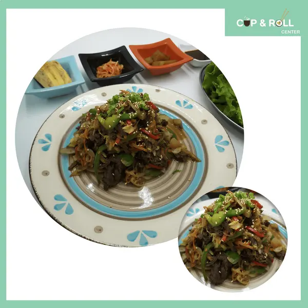 cuproll-center-korean-restaurant - Korean main course beef Bulgogi 300g.