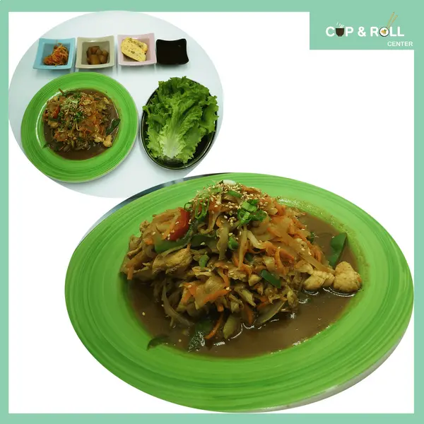 cuproll-center-korean-restaurant - Korean main dish with chicken and vegetables 500g.