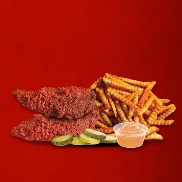 daves-hot-chicken - Dave's #1:     2 Tenders w/ Fries