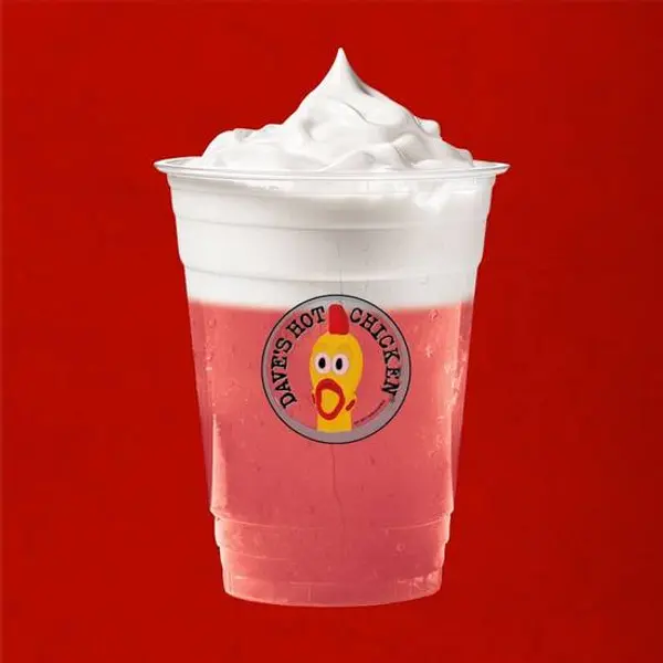 daves-hot-chicken - Strawberries and Creme Slusher