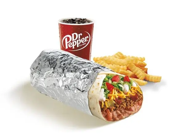 del-taco - Epic Combo Beef & Bean Burrito Meal