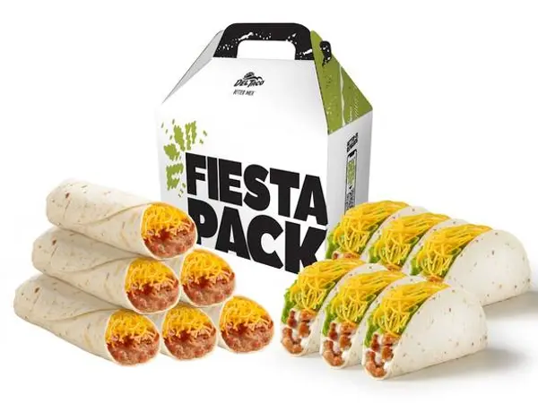 del-taco - Grilled Chicken Taco Fiesta Pack