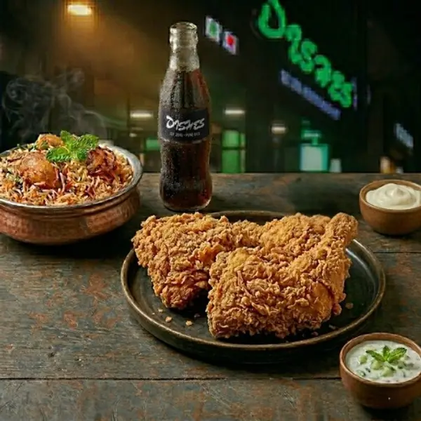 dishes-family-restaurant - Mini Broasted Chicken Combo