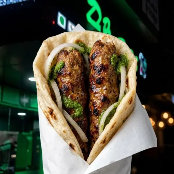 dishes-family-restaurant - Chicken Seekh Kabab Roll