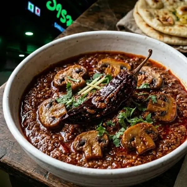dishes-family-restaurant - Mushroom Kolhapuri