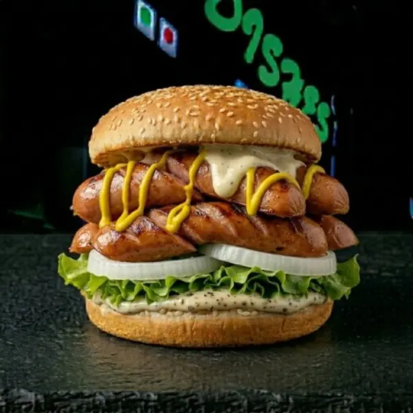 dishes-family-restaurant - Chicken Hotdog Burger