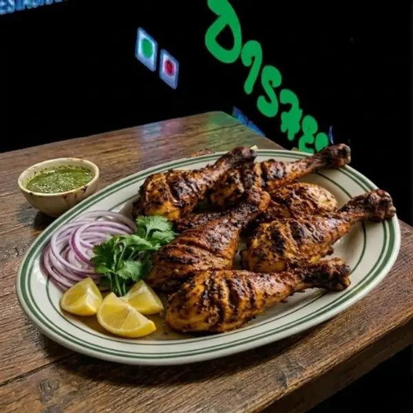dishes-family-restaurant - Chicken Kalmi Kabab Half