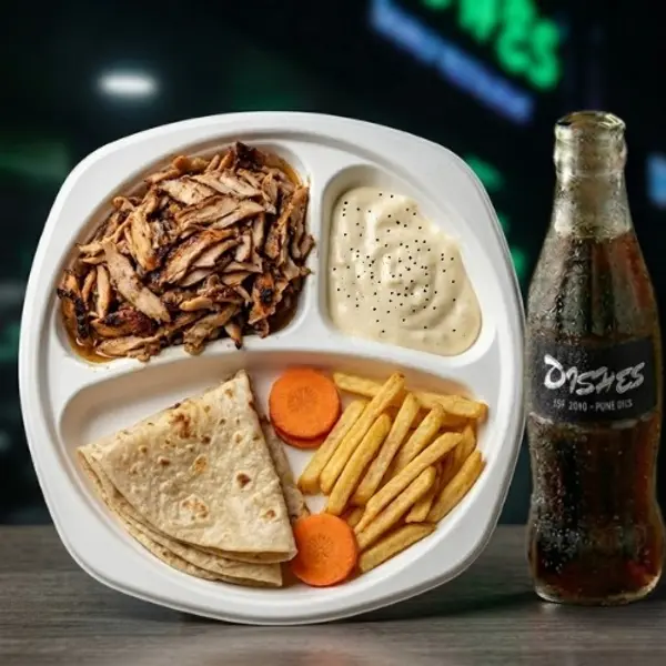 dishes-family-restaurant - Dishes Special Plate Chicken Shawarma