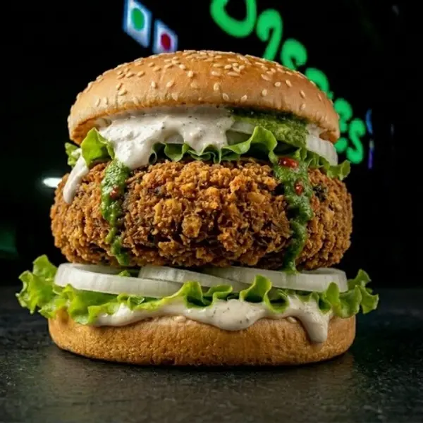 dishes-family-restaurant - Falafel Burger