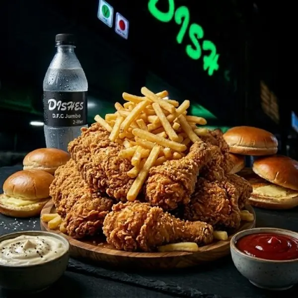 dishes-family-restaurant - Party Meal