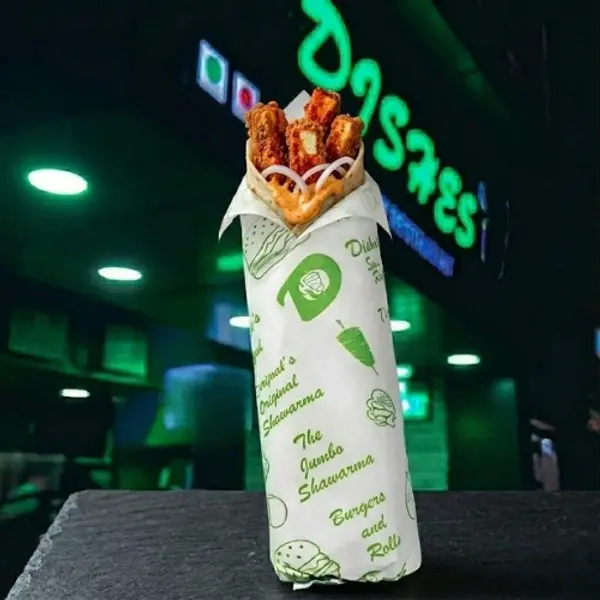 dishes-family-restaurant - Paneer Tikka Roll