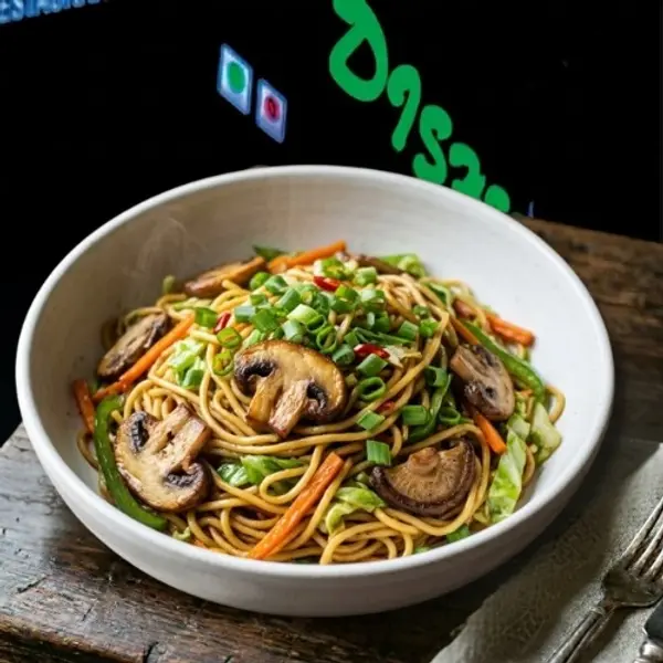 dishes-family-restaurant - Mushroom Noodles