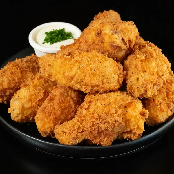 divine-kitchen-tz - Breaded Wings Meal [4pcs]