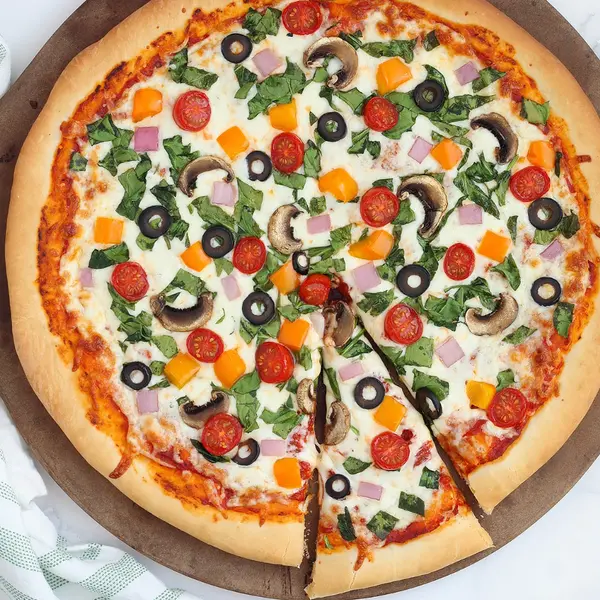 divine-kitchen-tz - Veggie Pizza