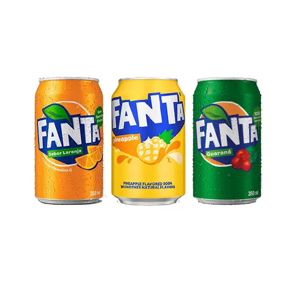 dom-papao - Fanta (Laranja, Ananás, Guaraná)