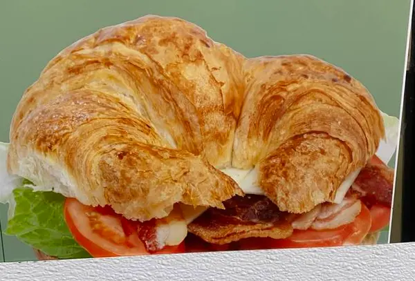 donut-king - Bacon, Lettuce, Tomato (BLT)  Croissant Sandwich