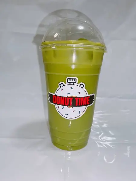 donut-time - Thai green milk tea