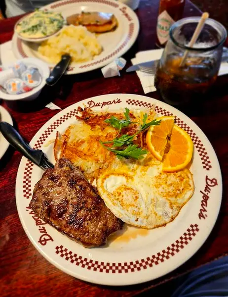 du-pars-restaurant - 2 Eggs with USDA Prime New York Steak