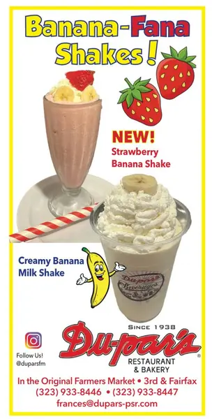 du-pars-restaurant - Banana Fana Shake