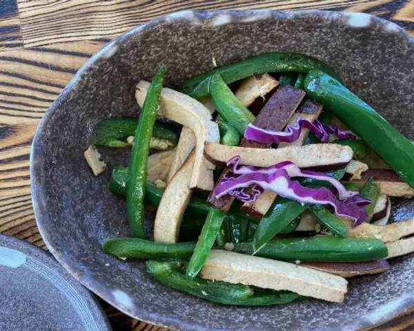 dumpling-home - Saute Jalapeno with Dried Tofu