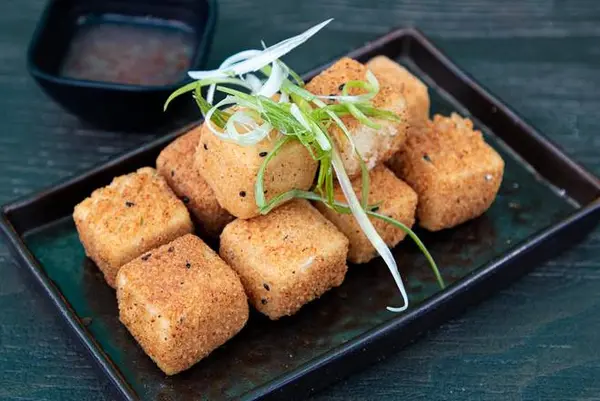 dumpling-time - Crispy Sesame Tofu Squares