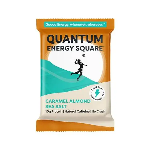 earthbar - Quantum Energy Square - Caramel Almond Sea Salt