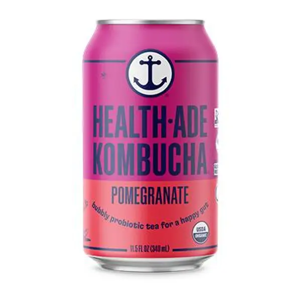 earthbar - Health-Ade Kombucha - Pomegranate 11.5 oz can