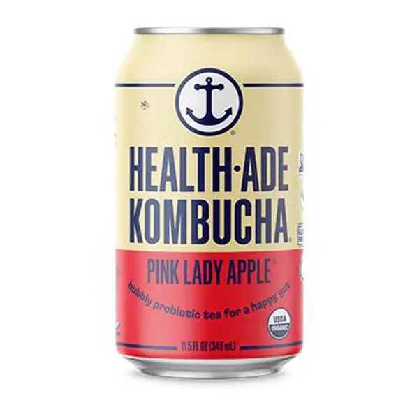 earthbar - Health-Ade Kombucha - Pink Lady Apple 11.5 oz can