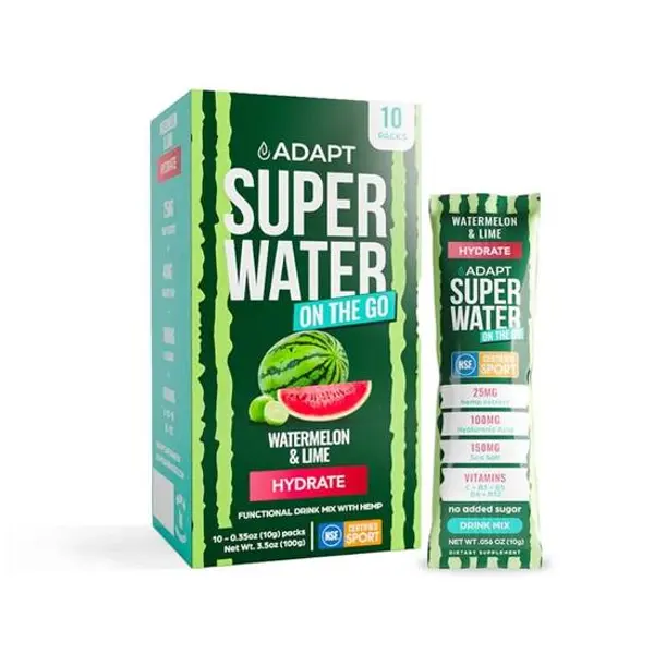 earthbar - Adapt SuperWater Drink Mix - Watermelon & Lime Hydrate