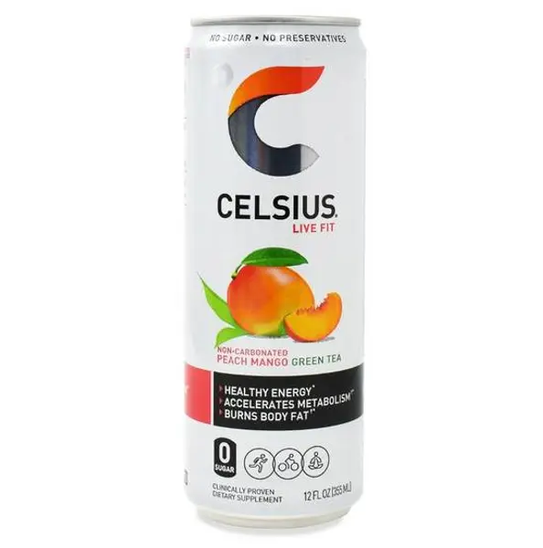 earthbar - Celsius - Peach Mango Green Tea