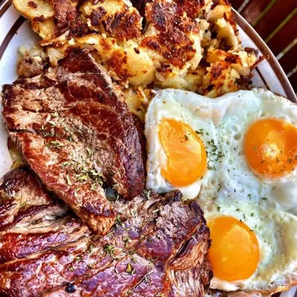 eatn-park - Top Sirloin Steak & 3 Large Eggs