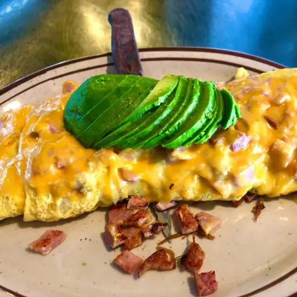 eatn-park - 7. Ham, Avocado, and American Cheese Omelette