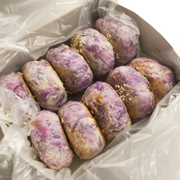 echague-bakery-incorporated - Ube Hopia w/ Tikoy (10pcs.)