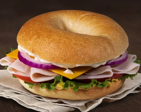 einstein-bros-bagels - Turkey & Cheddar Sandwich