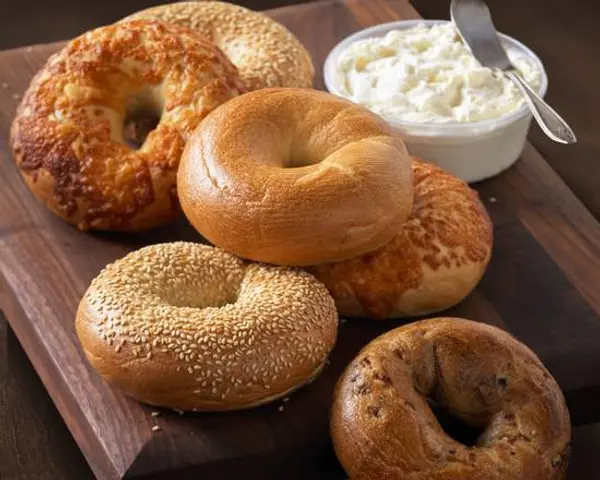 einstein-bros-bagels - Half Dozen Bagels with Shmear