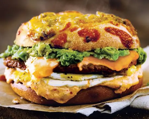 einstein-bros-bagels - Chorizo Sunrise Egg Sandwich