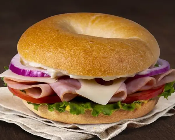 einstein-bros-bagels - Ham & Swiss Sandwich