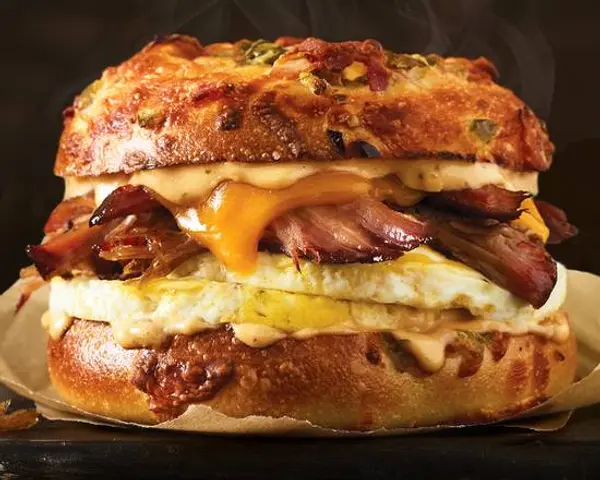 einstein-bros-bagels - Texas Brisket Egg Sandwich