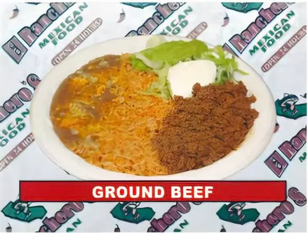 el-rancheros-mexican-food - Combo #11- Ground Beef