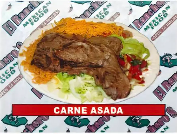 el-rancheros-mexican-food - Combo #12- Carne Asada