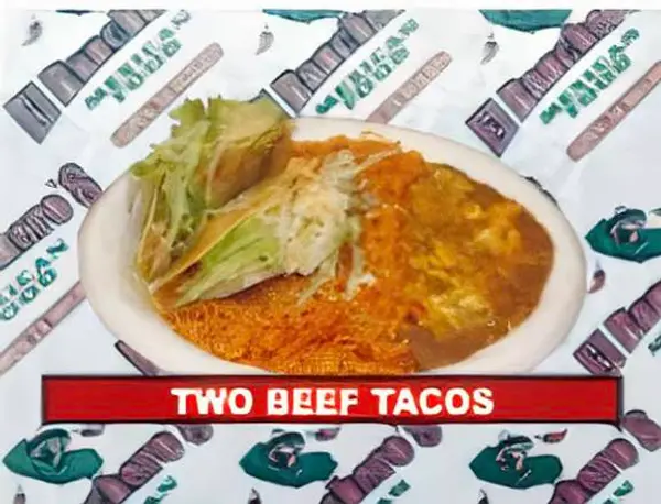 el-rancheros-mexican-food - Combo #2- Beef Tacos