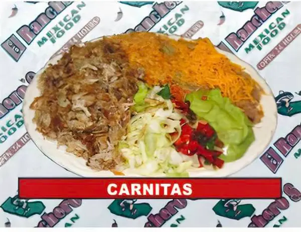 el-rancheros-mexican-food - Combo #13- Carnitas