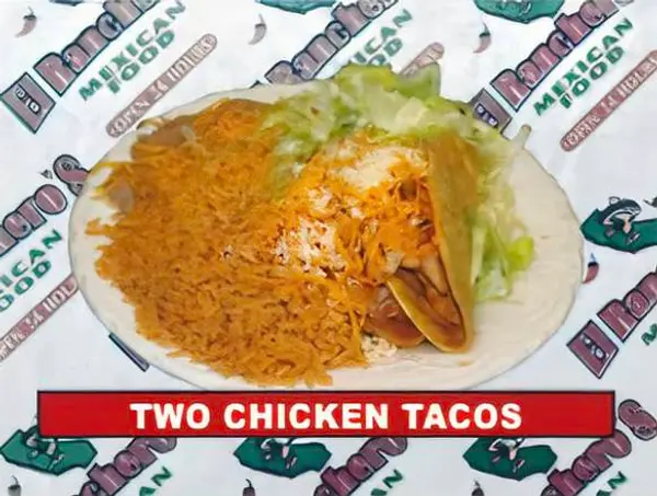 el-rancheros-mexican-food - Combo #9- Chicken Tacos