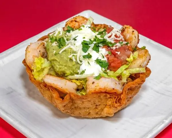 el-tesoro-taqueria-grill - Shrimp Taco Salad