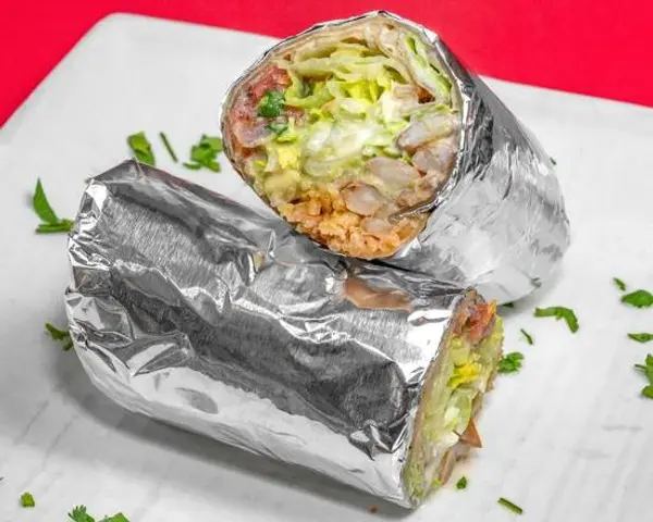 el-tesoro-taqueria-grill - Vegetarian Super Burrito