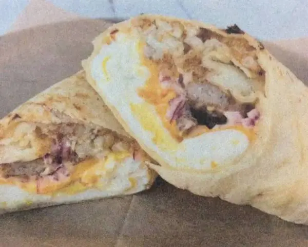 enter-the-cafe - Sausage Egg Wrap