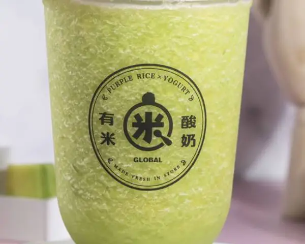 enter-the-cafe - Korean Honeydew Green Tea Smoothie 韩方蜜瓜绿茶冰沙