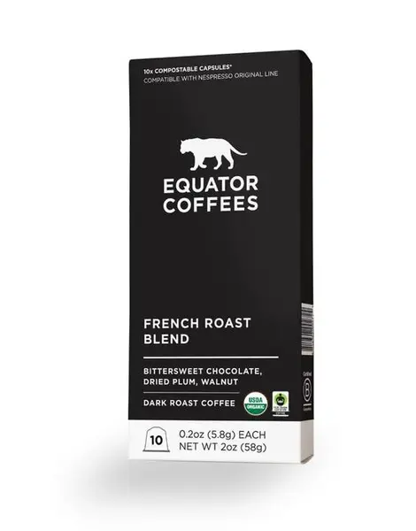 equator-coffees - Nespresso Pods - French Roast Fair Trade Organic