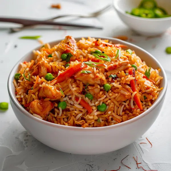 eva-fresh - Chicken Schezwan Fried Rice