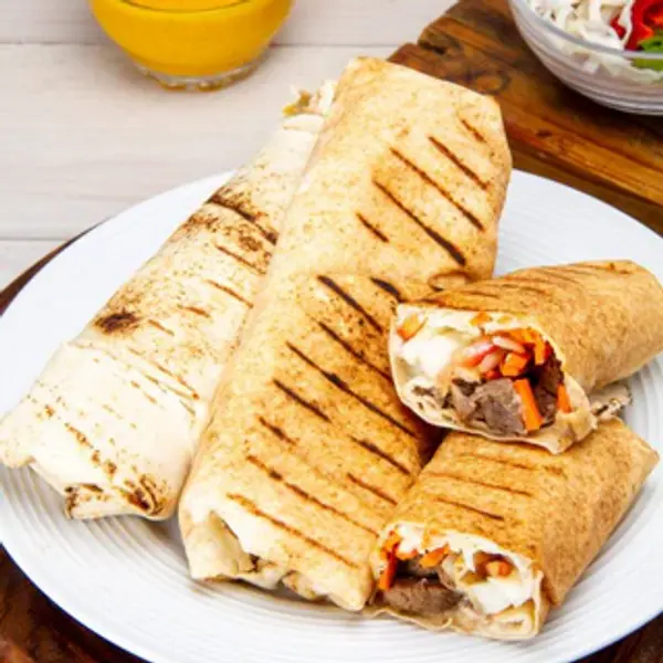 exit-caff - Lebanese chicken shawarma roll